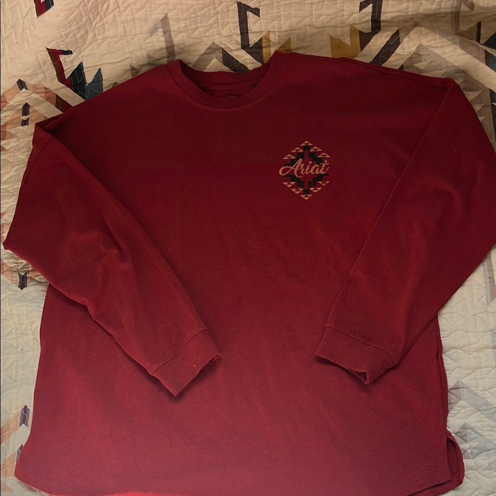 Ariat Women’s  Red Long Sleeve Shirt